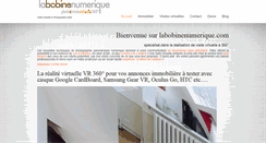 Desktop Screenshot of labobinenumerique.com