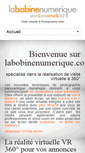 Mobile Screenshot of labobinenumerique.com